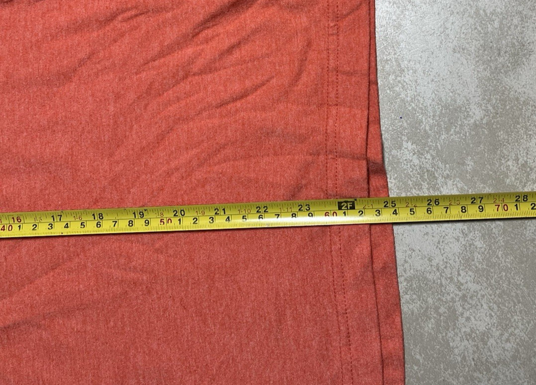 Rudis Illinois Illini Heather Orange Wrestling Shirt Size Small 1326