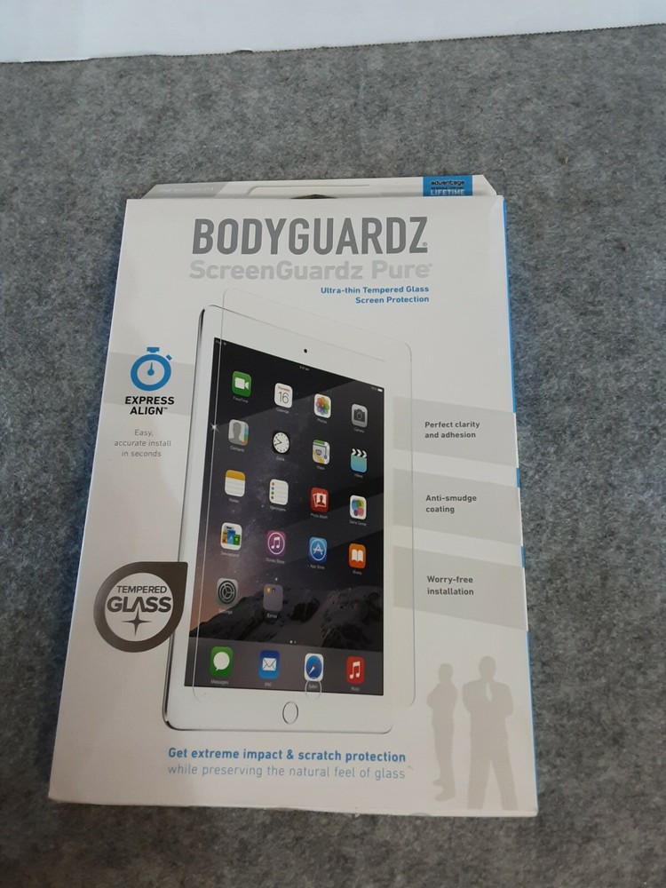 BodyGuardz iPad mini 1/2/3 Tempered Glass Screen Protector Express Align