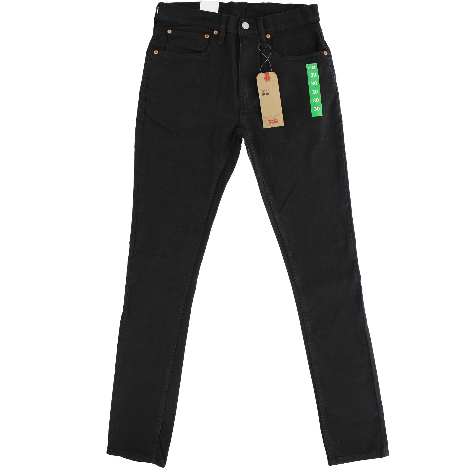 Levi's Men's 511 Slim Jeans, Low Rise Flex Stretch Slim Fit Tapered Pants, Black