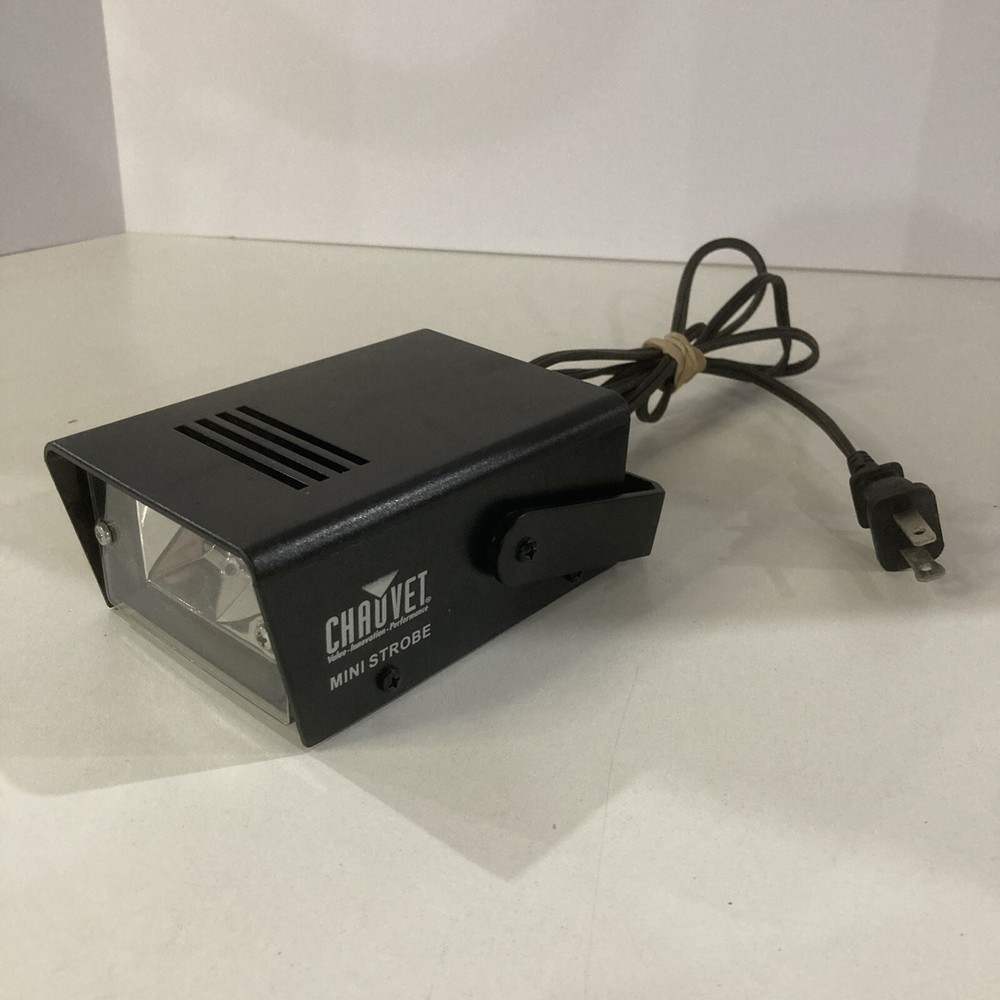 Chauvet DJ Lighting Mini Strobe LED Ch-730 Strobe Light Black Bracket
