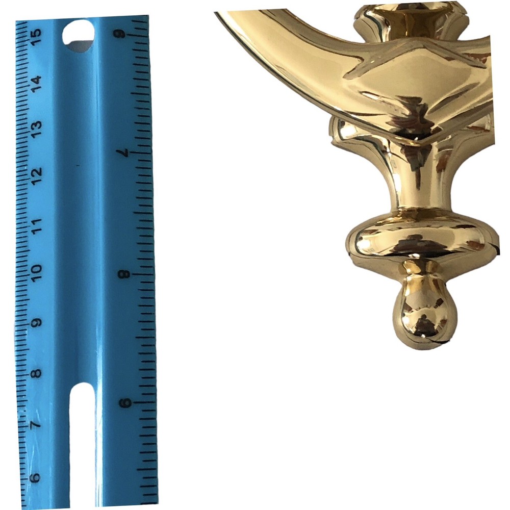 Solid Brass Door Knocker 8.5 Inches Long