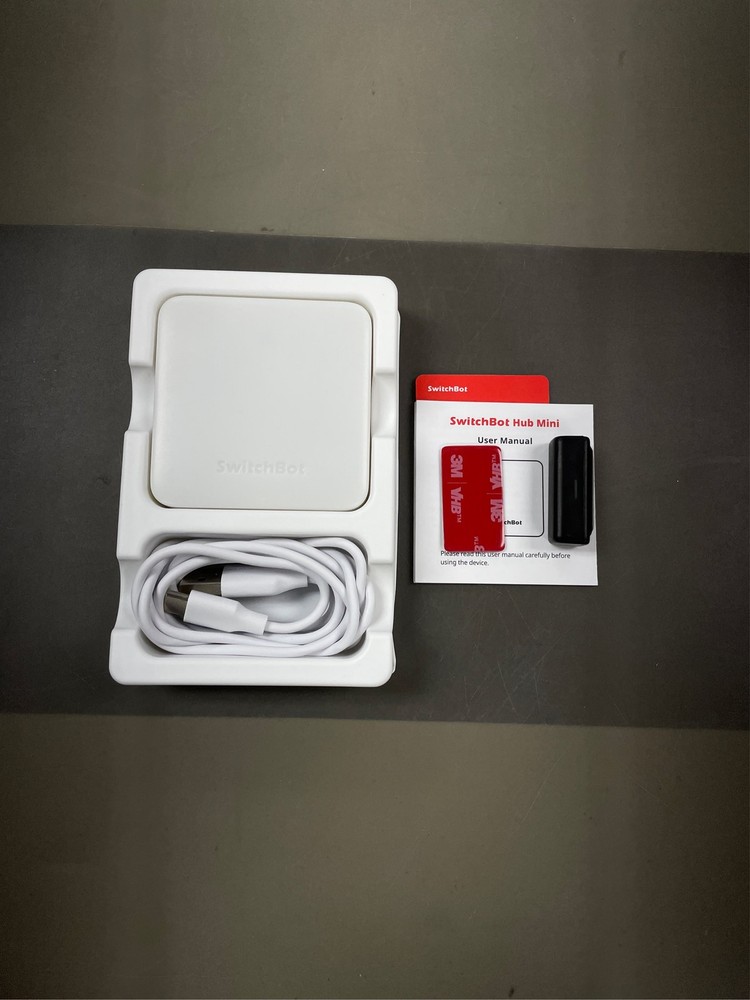 SwitchBot Hub Mini Smart Accessories: e-Reader Case, White, USB Powered, Portabl