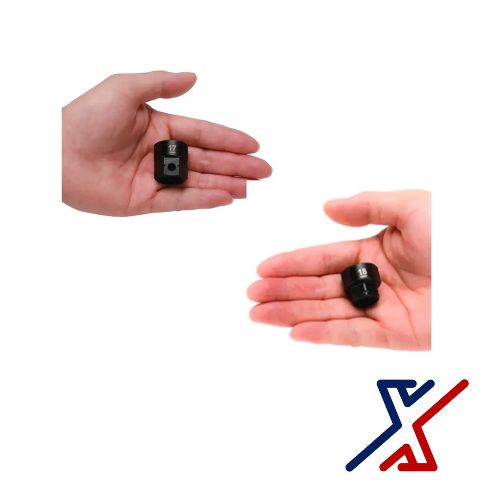 15mm. x 1/4" Drive Nano Socket / Stuby Socket by X1 Tools