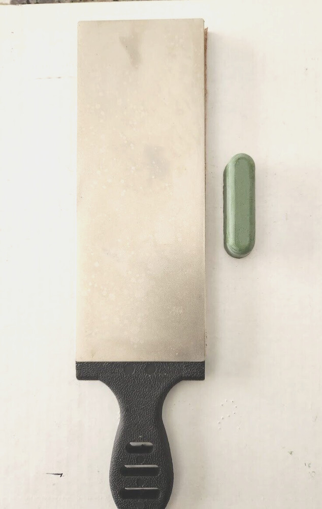 Paddle Strop 3 DSLS with green compound and Dimond sharpener on 1 side