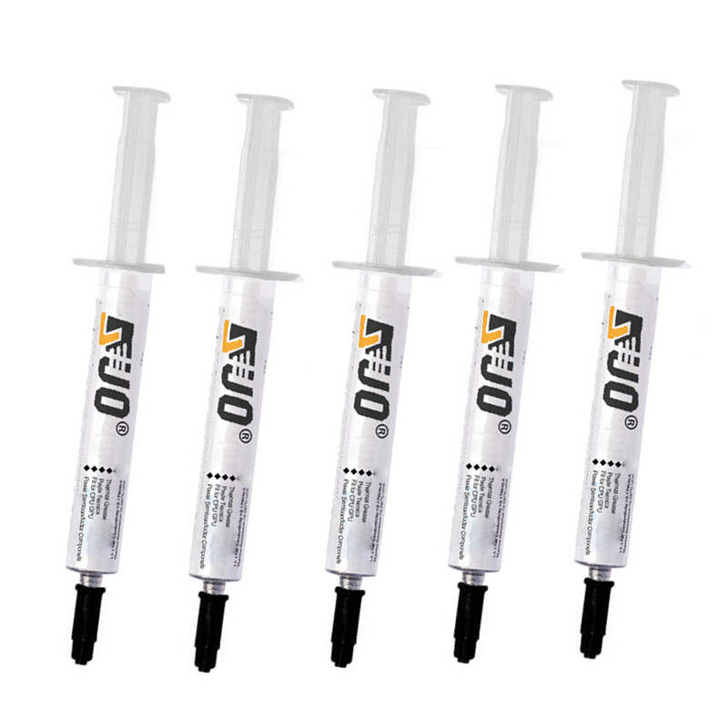 10x Heatsink Thermal Silicone Compound Paste Grease Syringe For PC CPU Processor