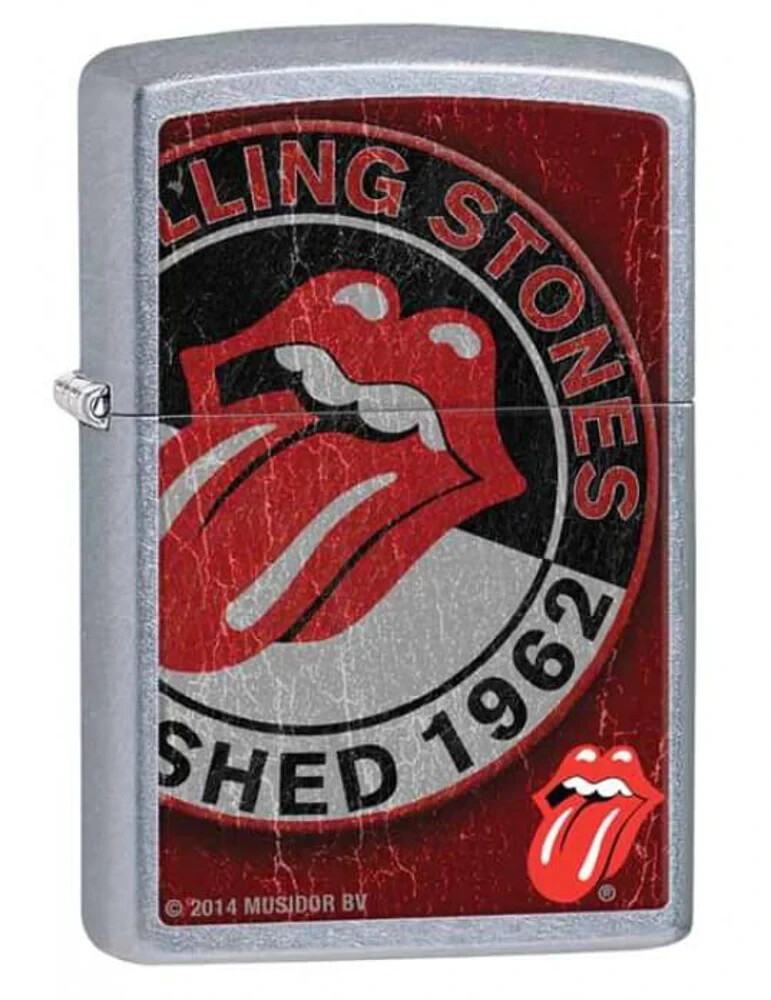 Zippo 28843 Rolling Stone Street Chrome