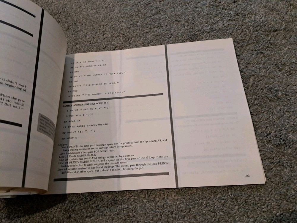 Radio Shack TRS-80 Micro Computer System User's Manual Level 1