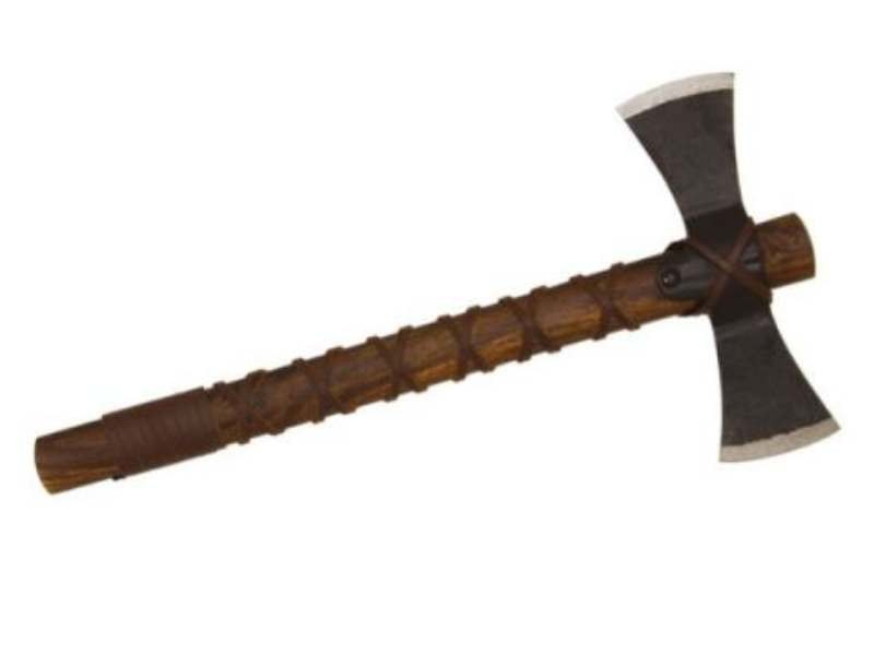 Medieval Warrior Viking 19" Overall Axe with Wood Handle