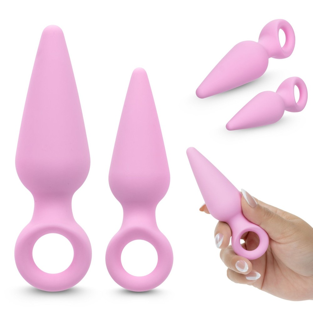 First Time Booty Probe Duo Anal Butt Plug Beginner Anal Training Kit