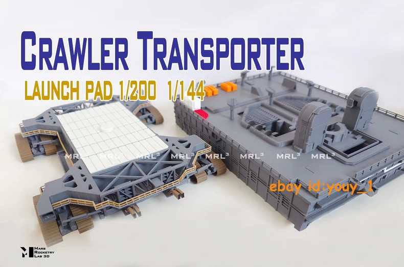 1/200 Space Shuttle Crawler  3D Printed Transporter Launching PlatformModel New