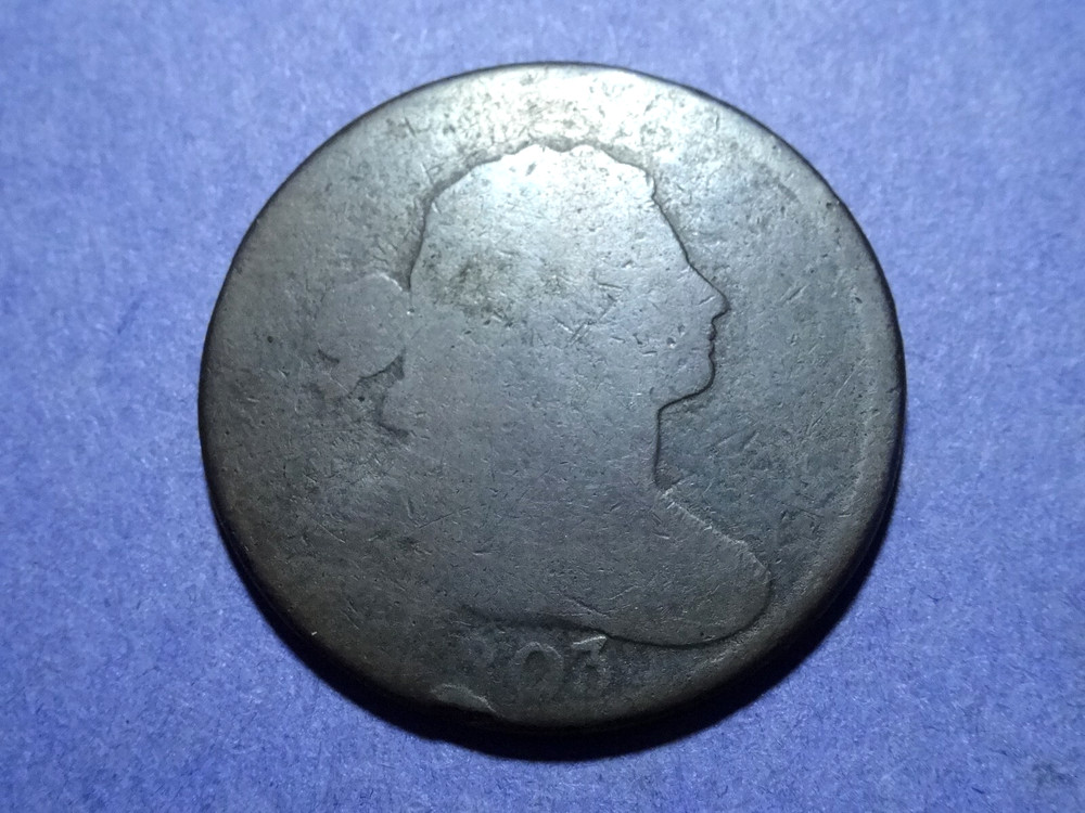 1803 Draped Bust Large Cent  AG