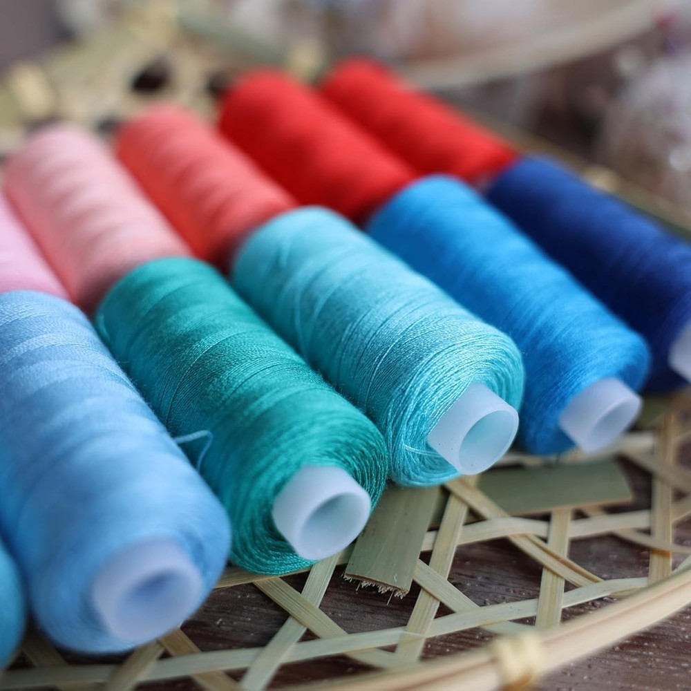 72 PCS Sewing Thread Assortment, 36 Color Thread for Sewing Machine with 36 Same