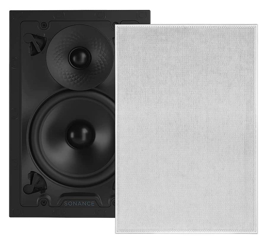 Sonance VX62 Visual Experience Rectangular 6.5” 2-Way In Wall Speaker (EACH) OB