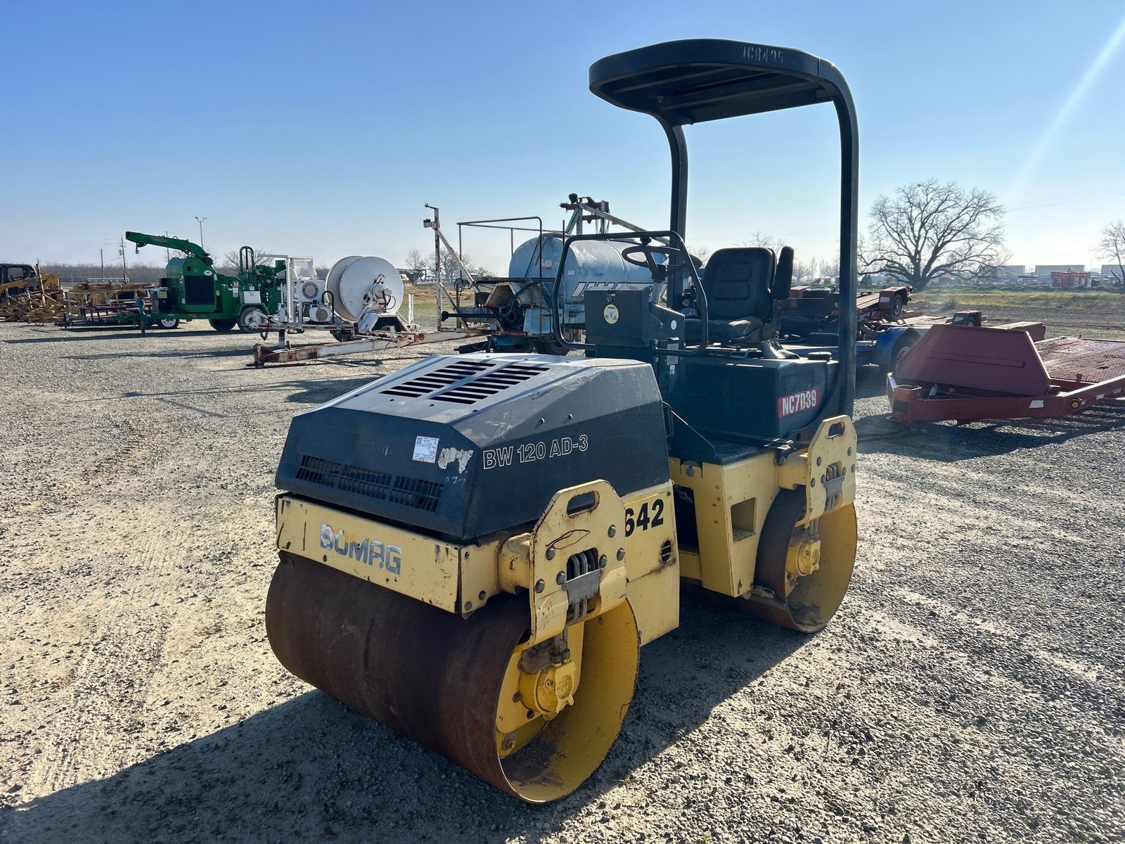 2004 Bomag BW120AD Double Drum Roller Asphalt Compactor # 4651