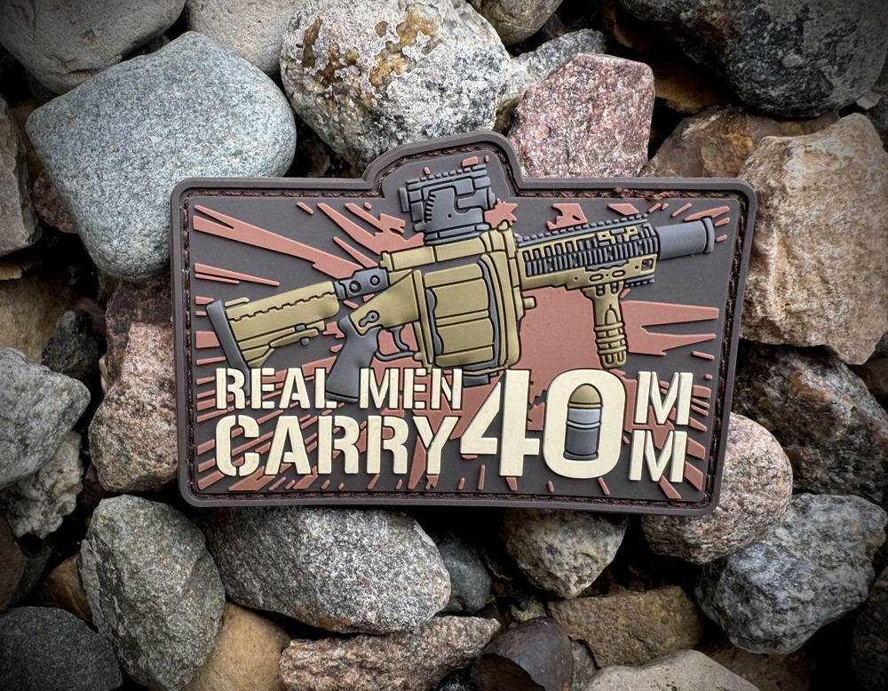 Patriot Patch Co. - Real Men Carry 40mm - Patch