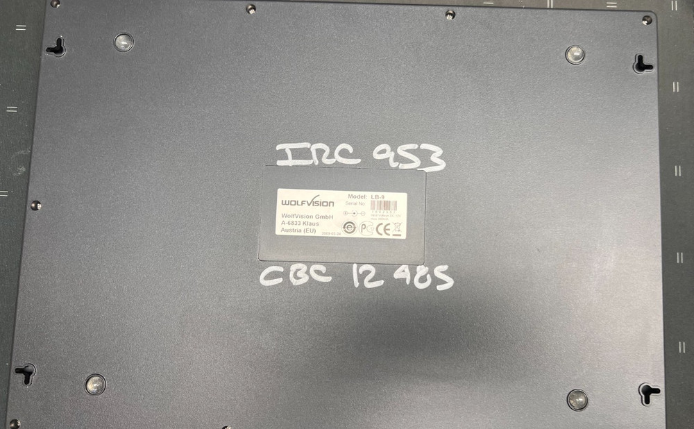 WolfVision Visualizer LightBox LB-9 With Original Packaging/Box!