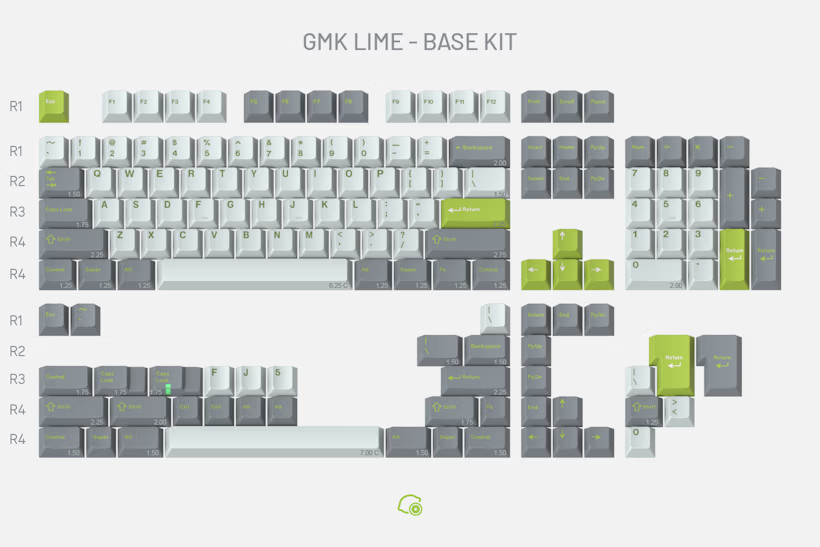 DROP + REDSUNS GMK CUSTOM KEYCAP SET - Base kit - Choose Options - New Opened