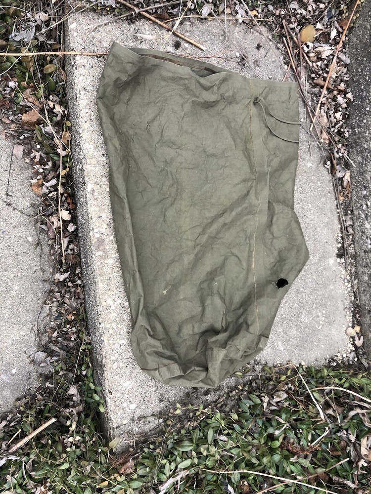 ORIGINAL WWII USGI ARMY USMC USN Rubberized invasion BAG WW2