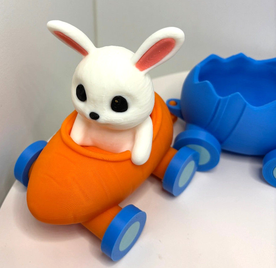 Hop Aboard the Easter Egg Express 3d printed