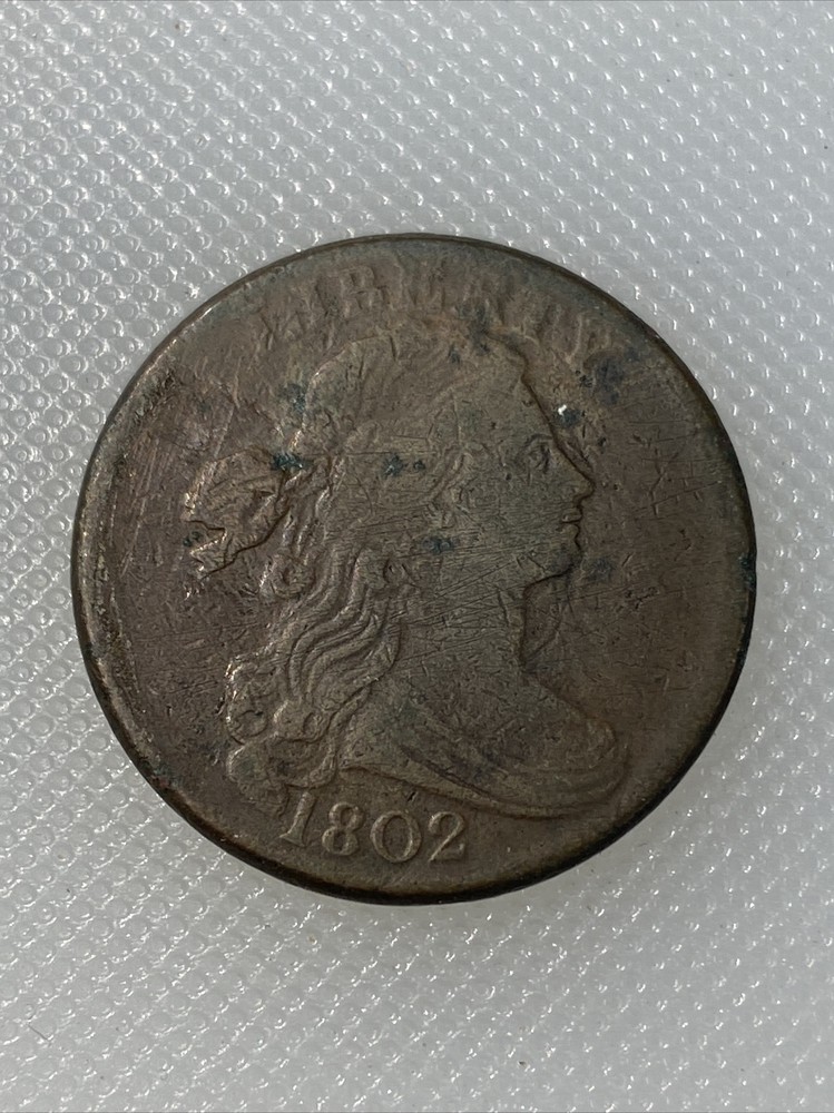 1802 draped bust large cent