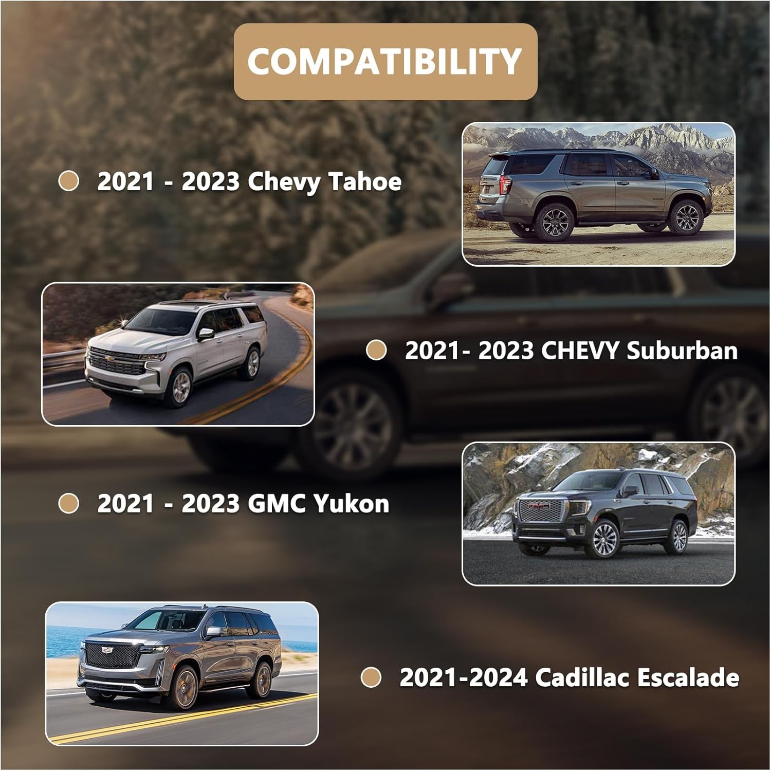 LCD Display 85100044 For Chevy Suburban GMC Yukon XL Headrest Back Seat TV DVD