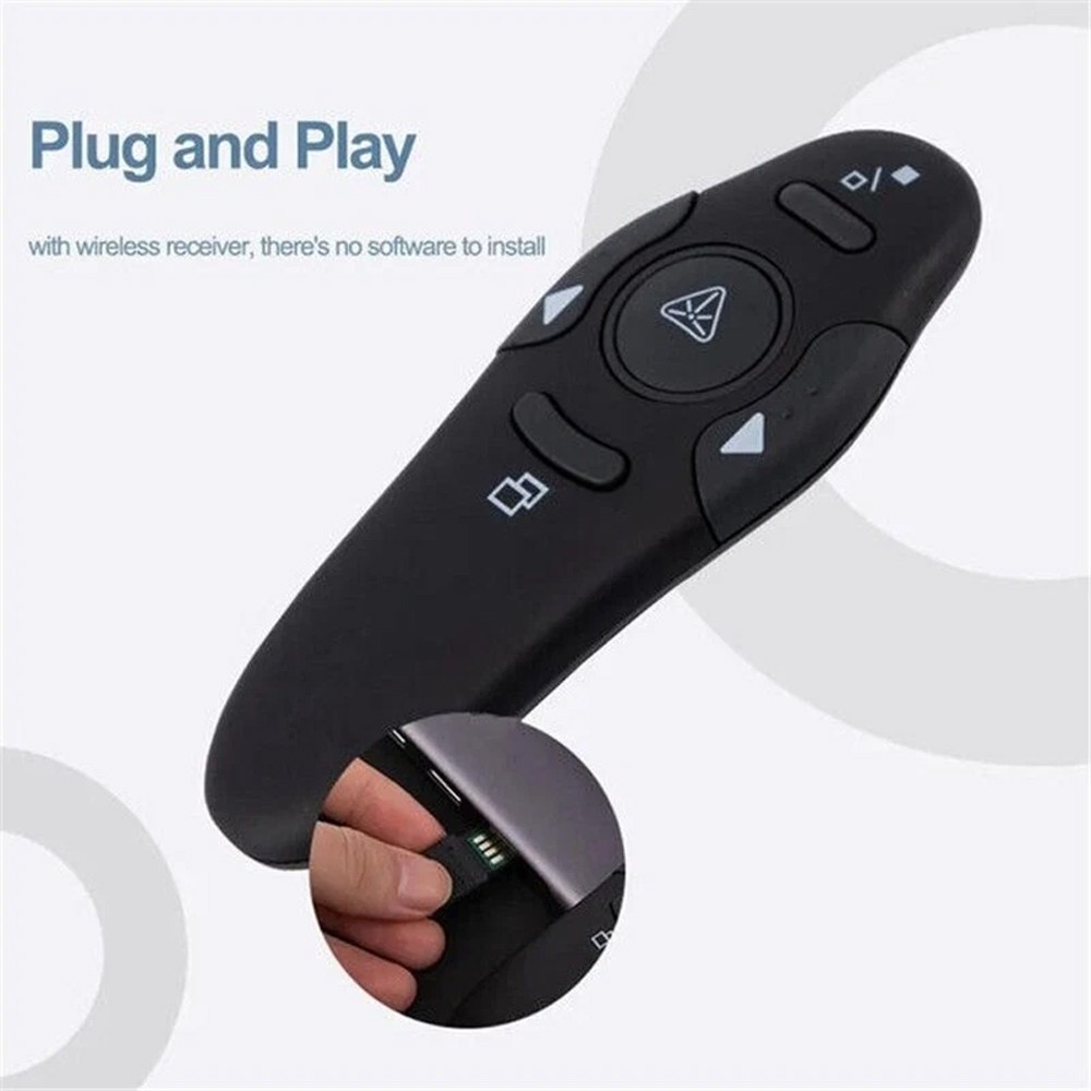 Presentation Wireless Presenter Remote Powerpoint Laser Pointer Clicker Gifts