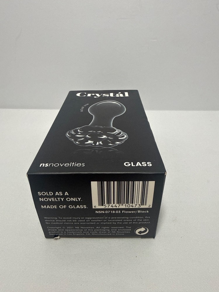 Ns Novelties Crystal Glass Butt Plug