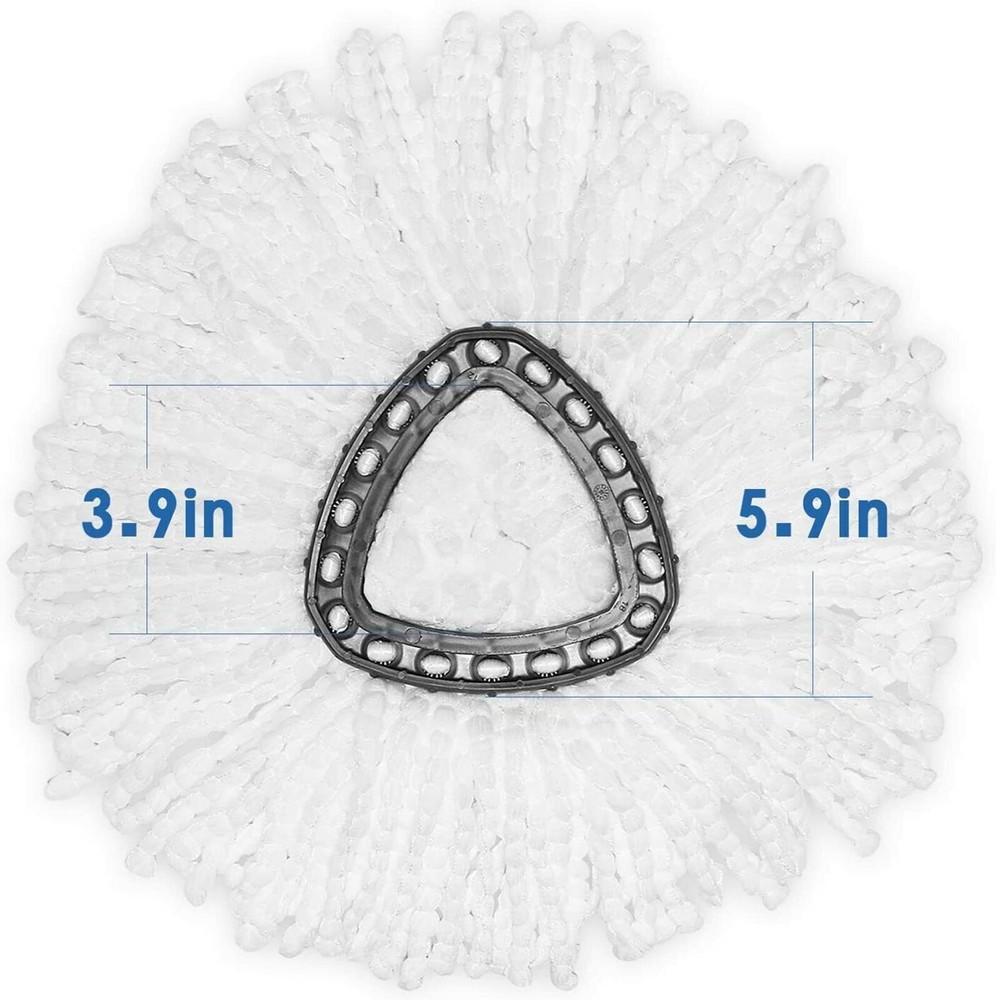 5x Replacement Microfiber Mop HEAD For O-Cedar Spin Mop Easy Clean Wring Refill