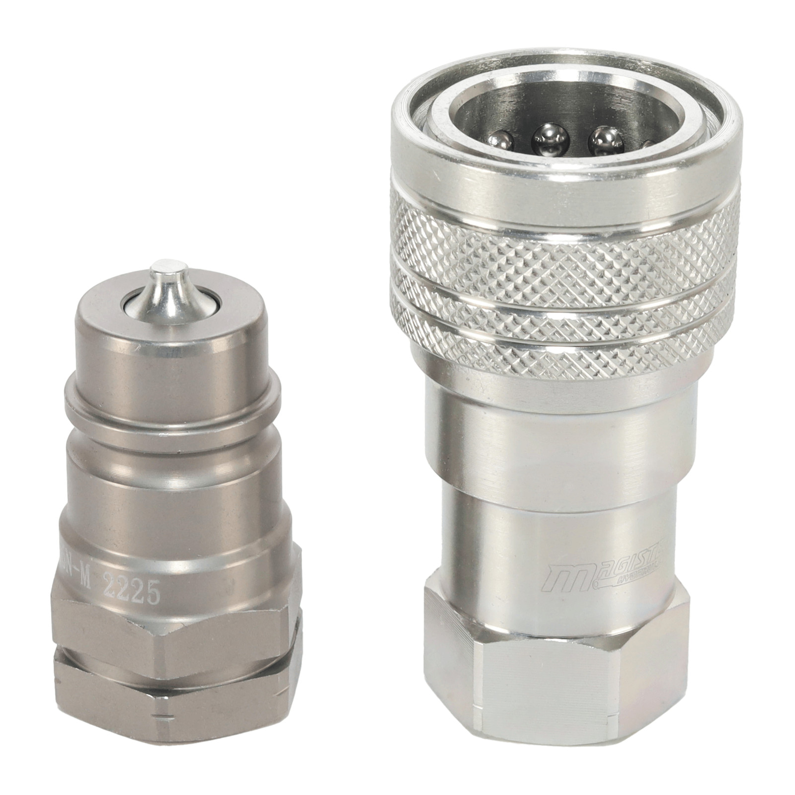 3/8″ AG Hydraulic Quick Couplers Set - 3/8″ NPT Thread