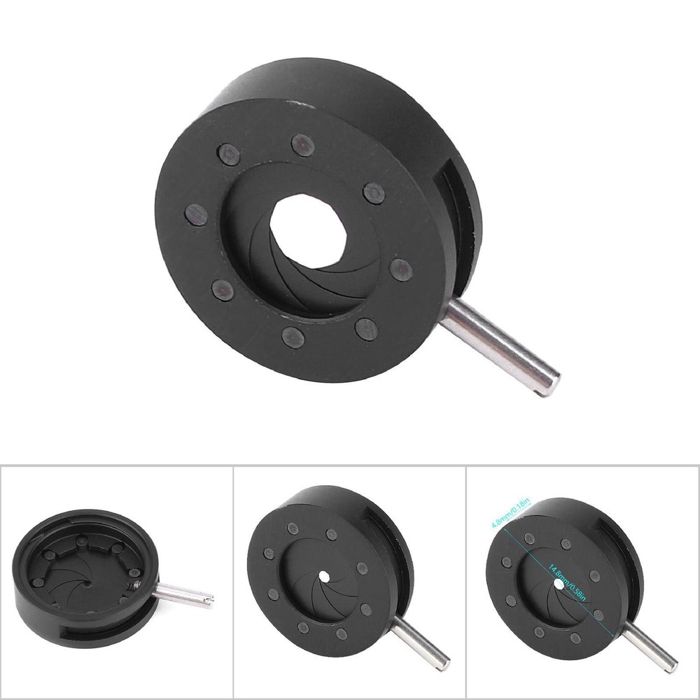 SK8 Microscope Iris Adapter Aperture Adjustable Lens Optical Diaphragm For Micro