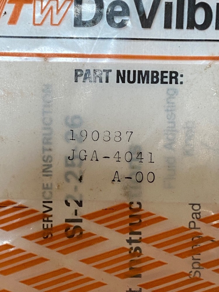 Devilbiss JGA-4041 Fluid Needle Spring Replacement