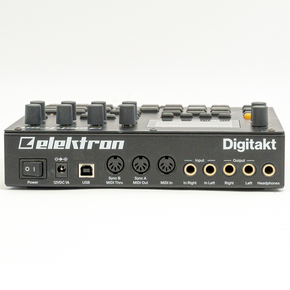 Elektron Digitakt Digital Drum Machine Sampler 8-Track MIDI Sequencer w/ Box PSU