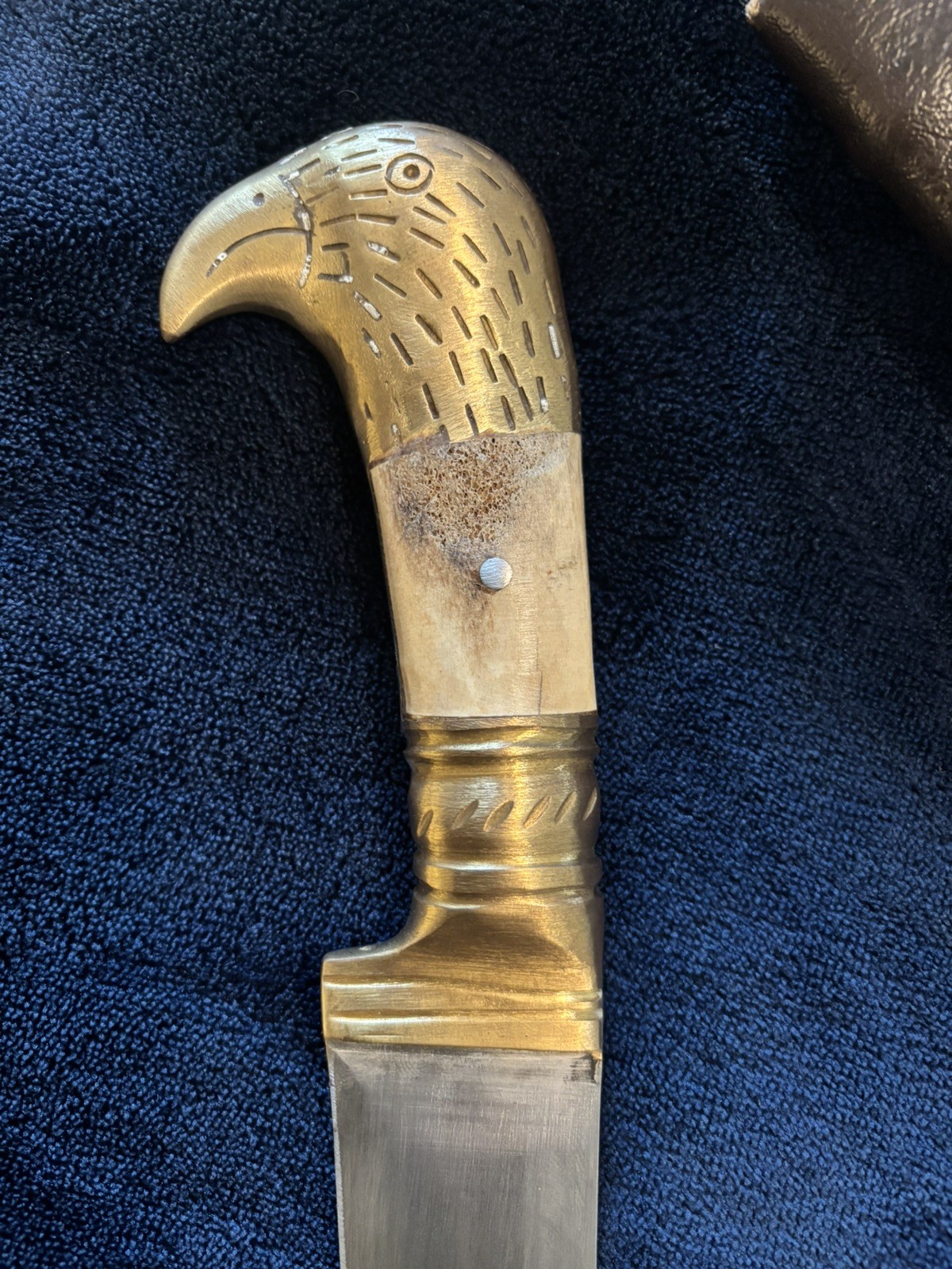 Khanjar Antique Style Wootz Antler Stag Hilt Dagger Vintage