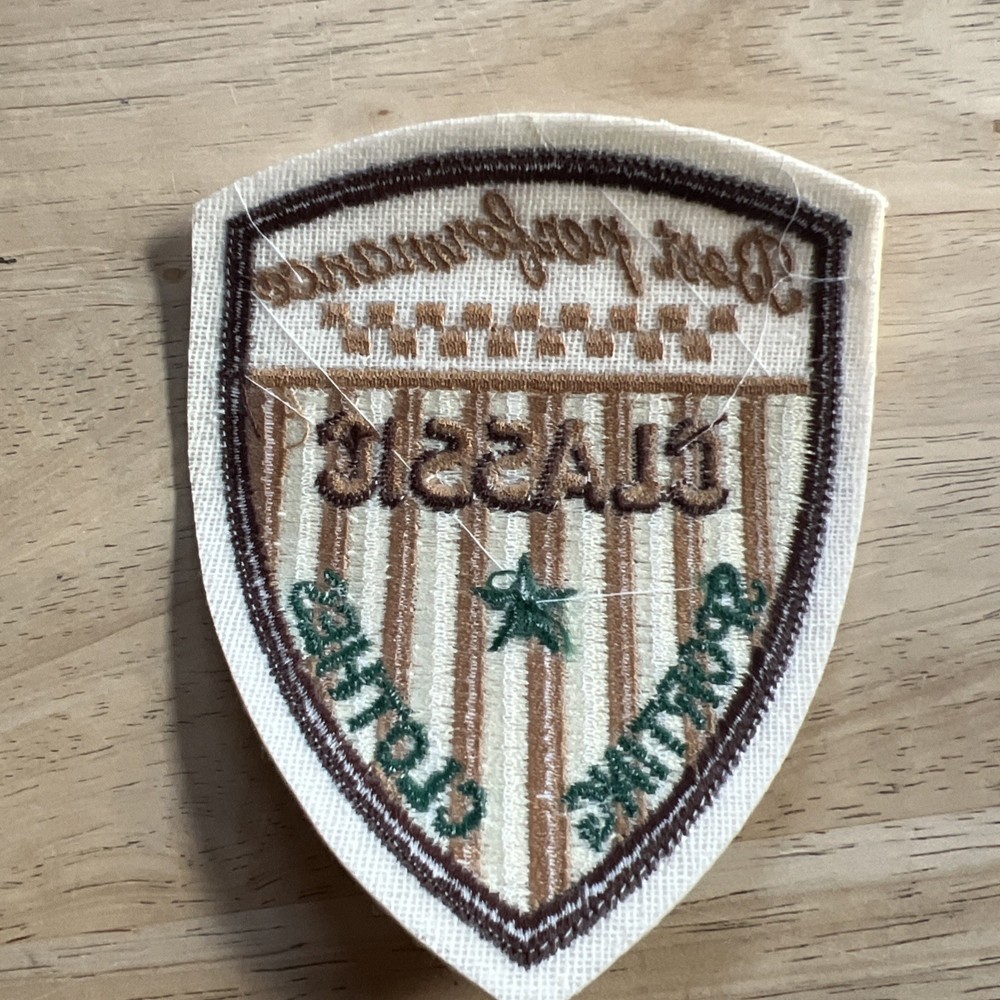 VTG BEST PERFORMANCE CLASSIC SPORTING CLOTHES PATCH NEW