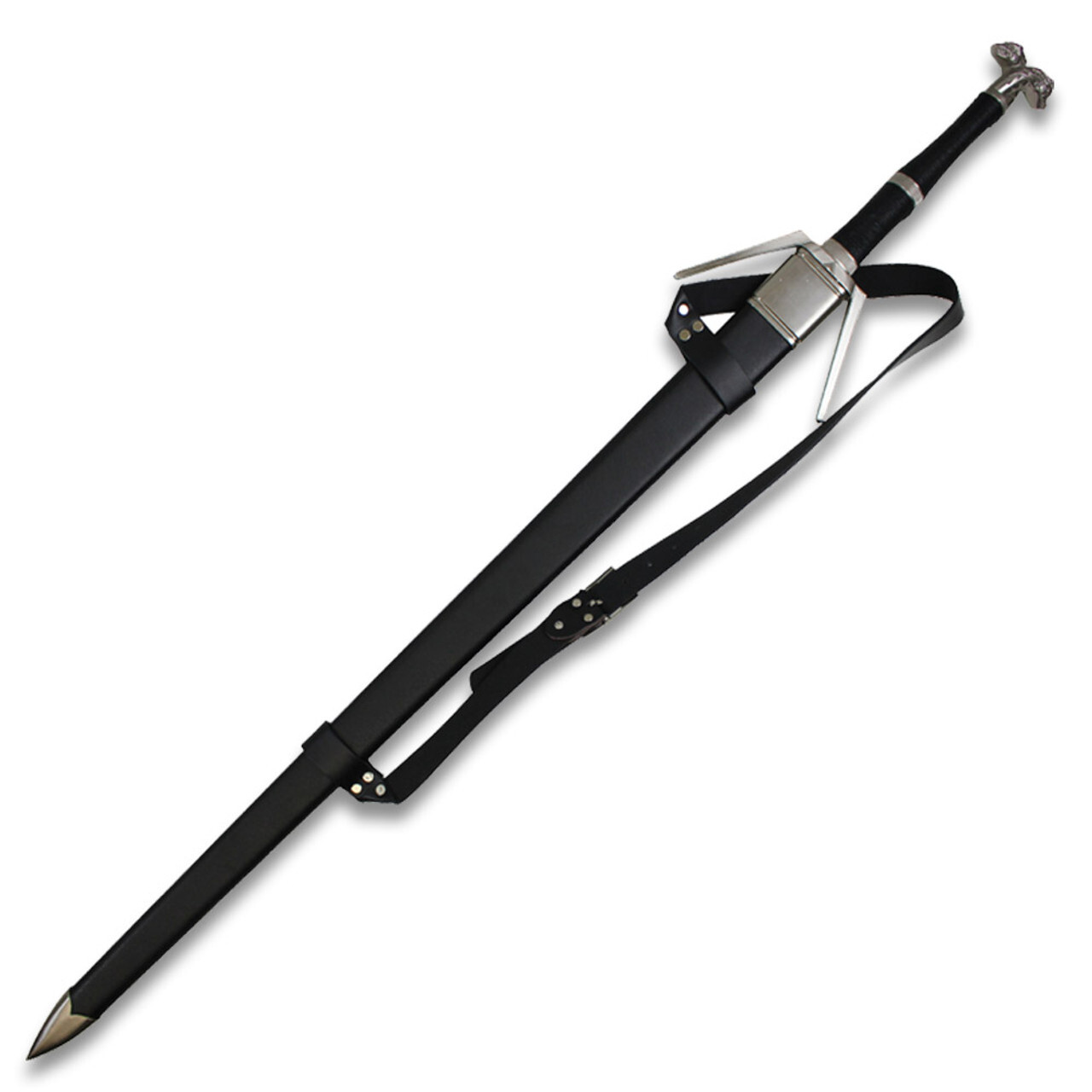 49" Medieval Two Handed Witcher Geralt of Rivia Steel Sword