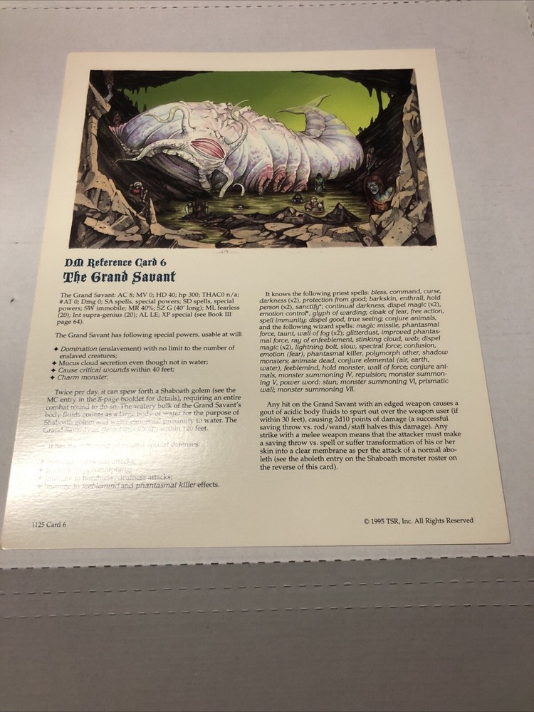 AD&D Dungeons & Dragons Night Below An Underdark Campaign