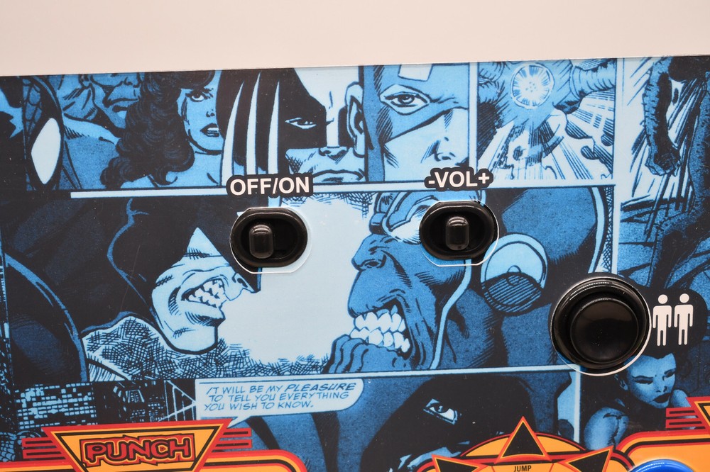ARCADE1UP MARVEL SUPER HEROES CONTROL PANEL JOYSTICK With Protector!
