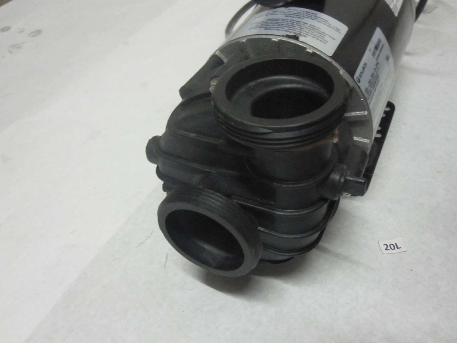 Balboa DuraJet Spa Pump 6HP 230V 1-Speed 56F 2" 3.1" threaded 6.5" Dia Motor