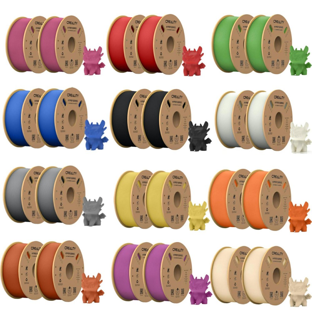 Creality 3D Printer Filament Hyper PLA 1.75mm 2KG High Speed for 3D Printer
