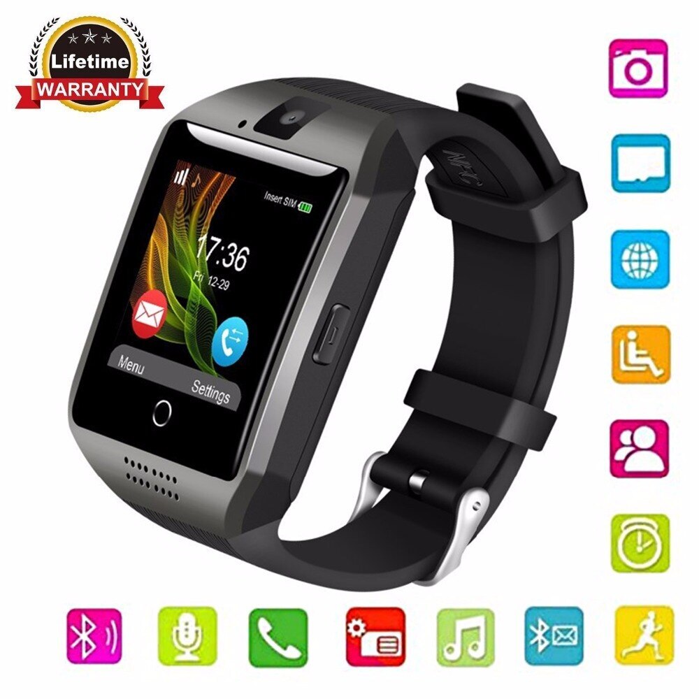 Christmas gift touch screen blue tooth smart watch make call text message