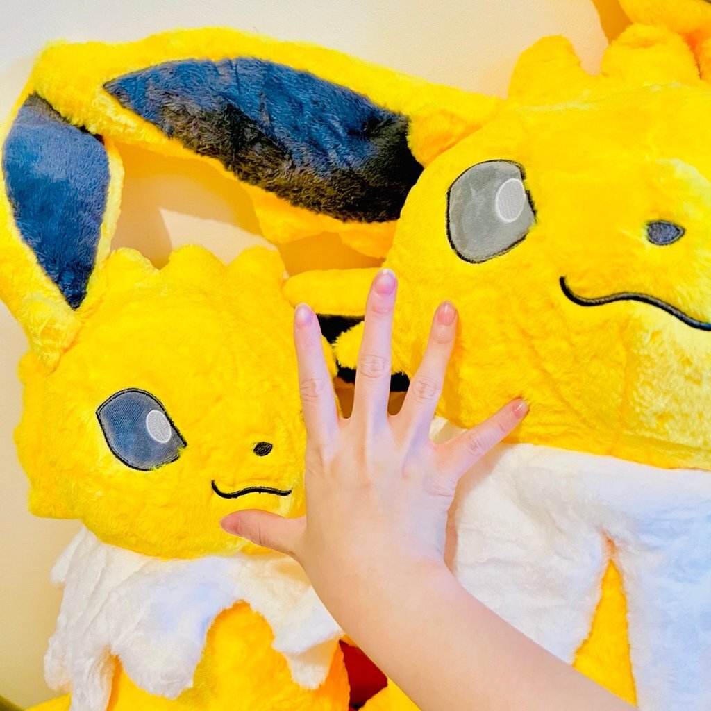USA - 3 size - Eevee Jolteon Vaporeon Plush Doll Toy Anime Evolution Monster Set