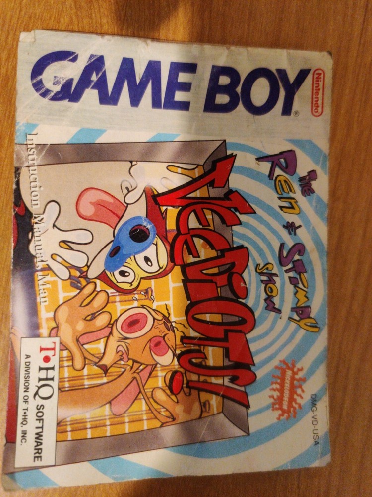 Veediots! Instructions Nintendo Game Boy