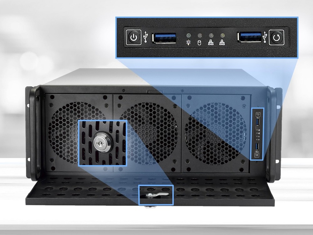 Rosewill 4U Server Chassis Rackmount Case | 15 3.5" HDD Bays | E-ATX Compatib...