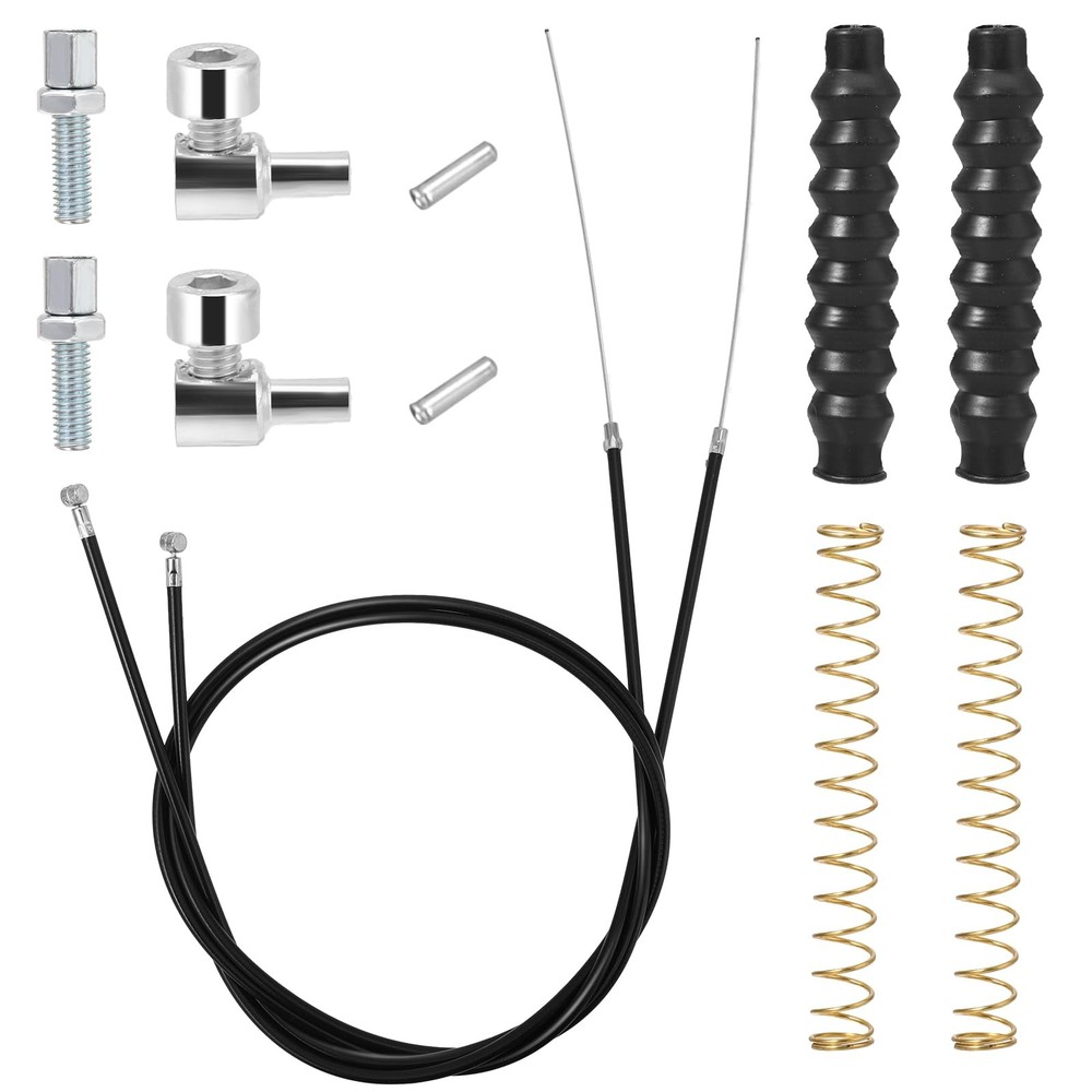 2 Pack Rollator Brake Cable Replacement, 41" for Folding Black