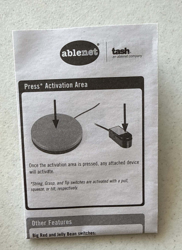 AbleNet 100SPG Green Specs Switch