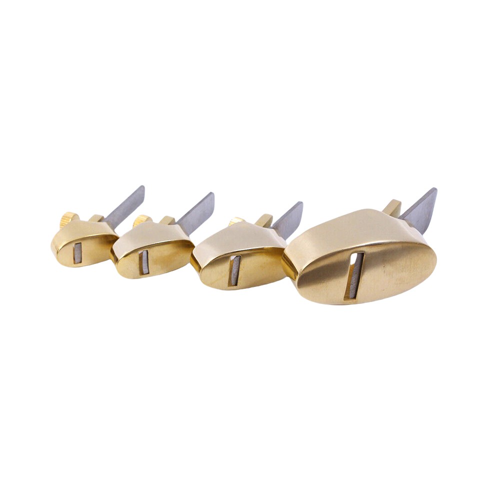 1 Set (4PCS) Brass Plane Tool Luthier Tools Violin Special Tools Convex Bottom