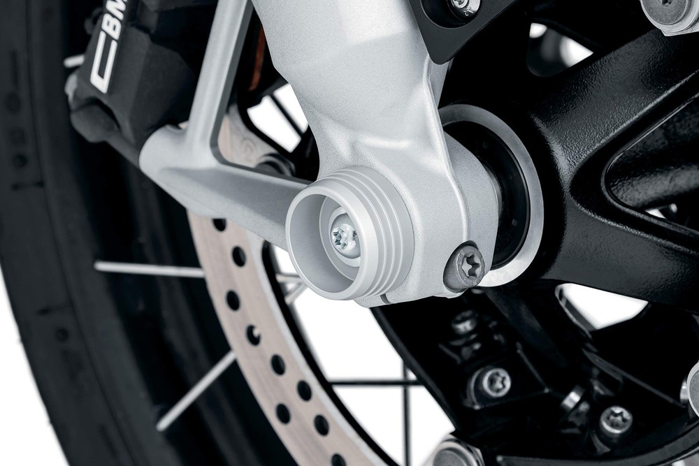 Kuryakyn Lodestar Axle Sliders Silver