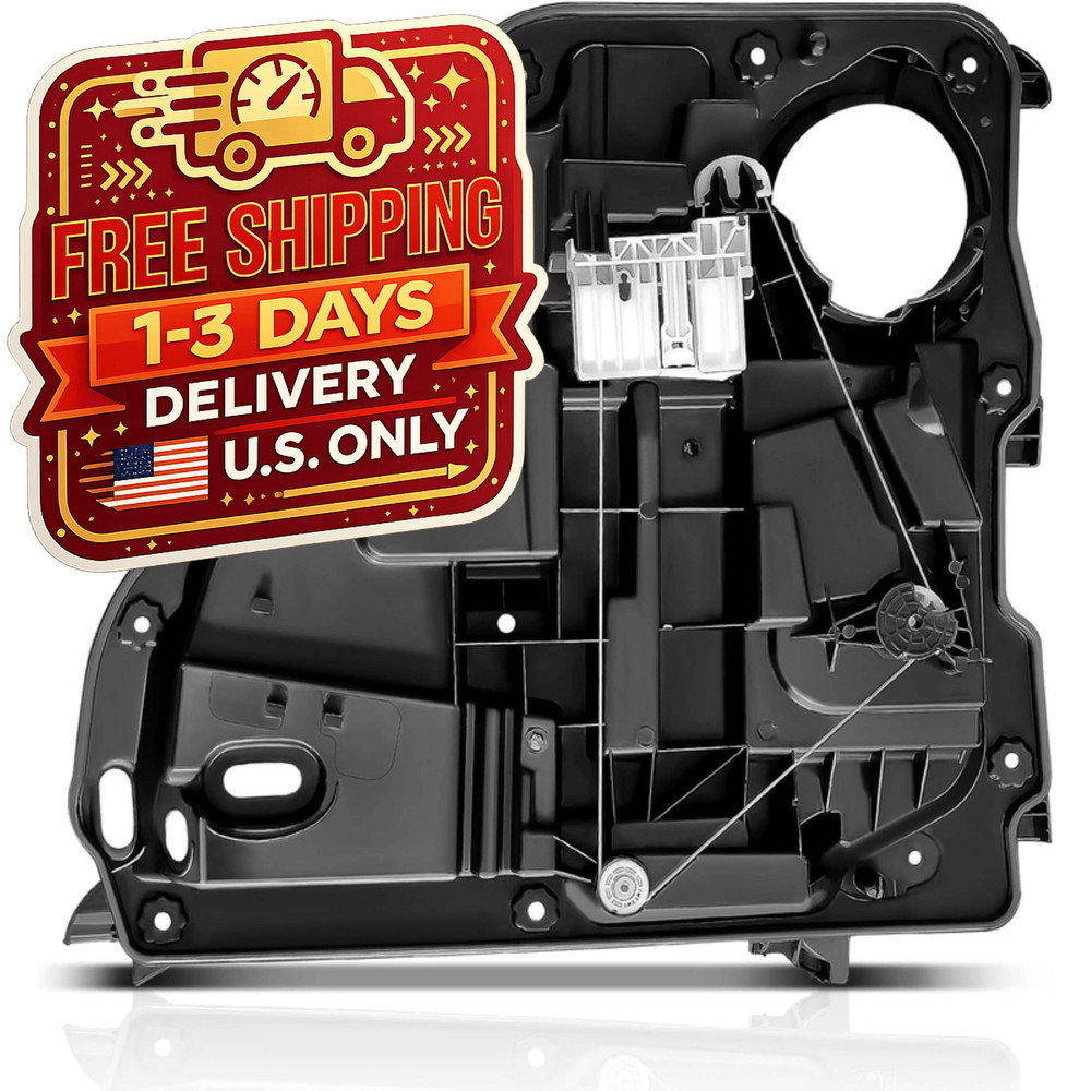 Rear Left Driver Power Window Regulator Motor with Panel Dodge Nitro 2007-2011