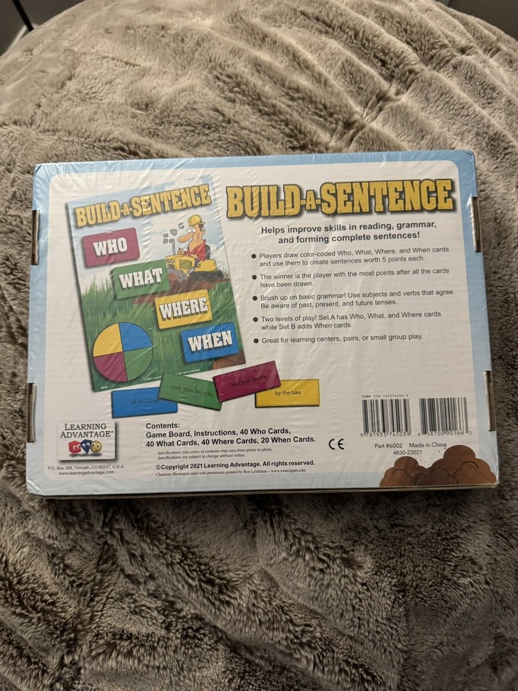 Learning Advantage Build-A-Sentence