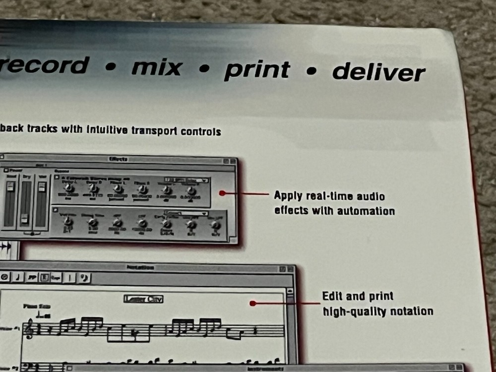 Cakewalk Metro 5 Multitrack MAC Studio Software New Sealed Vintage Rare